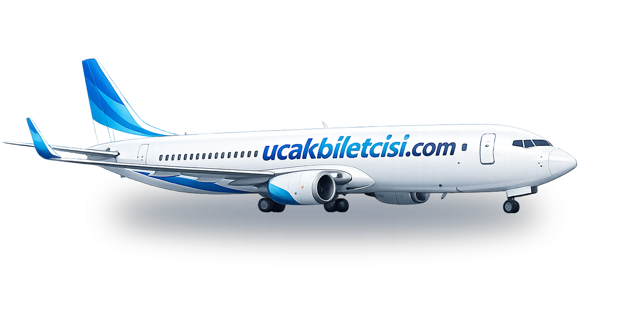 ucakbiletcisi.com — gövdesinde marka yazılı uçak